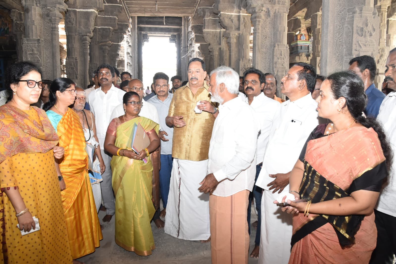 அருள்மிகு ஏகாம்பரநாதர் திருக்கோவிலில் ரூ.29 கோடி மதிப்பீட்டில் நடைபெற்று வரும் திருப்பணி