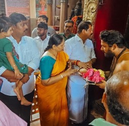 வனதுர்கா பரமேஸ்வரி ஆலயத்தில் பாஜக தலைவர் நயினார் நாகேந்திரன் நேற்று வழிபாடு