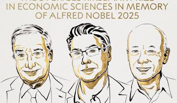 புதுமை சார்ந்த வளர்ச்சி’ - பொருளாதார நோபல் பரிசு 3 பேருக்கு கூட்டாக அறிவிப்பு!