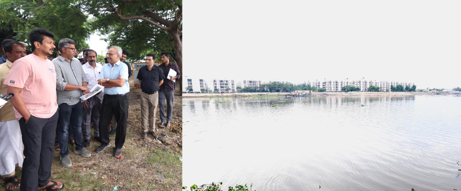 சீரமைப்பு பணிகளை துணை முதல்வர் உதயநிதி நேற்று பார்வையிட்டார்