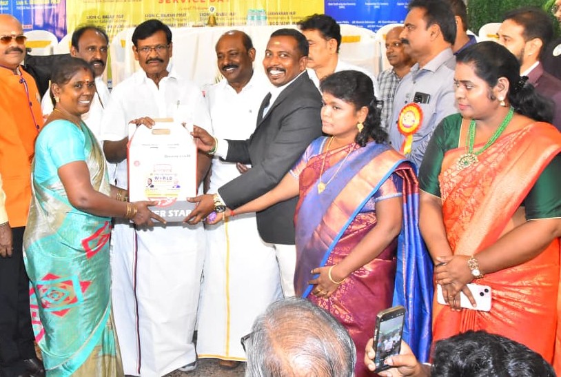 திருவேற்காடு அரிமா சங்கத்தின் சார்பில் ஏழை எளிய மக்களுக்கு நலத்திட்ட உதவிகள்