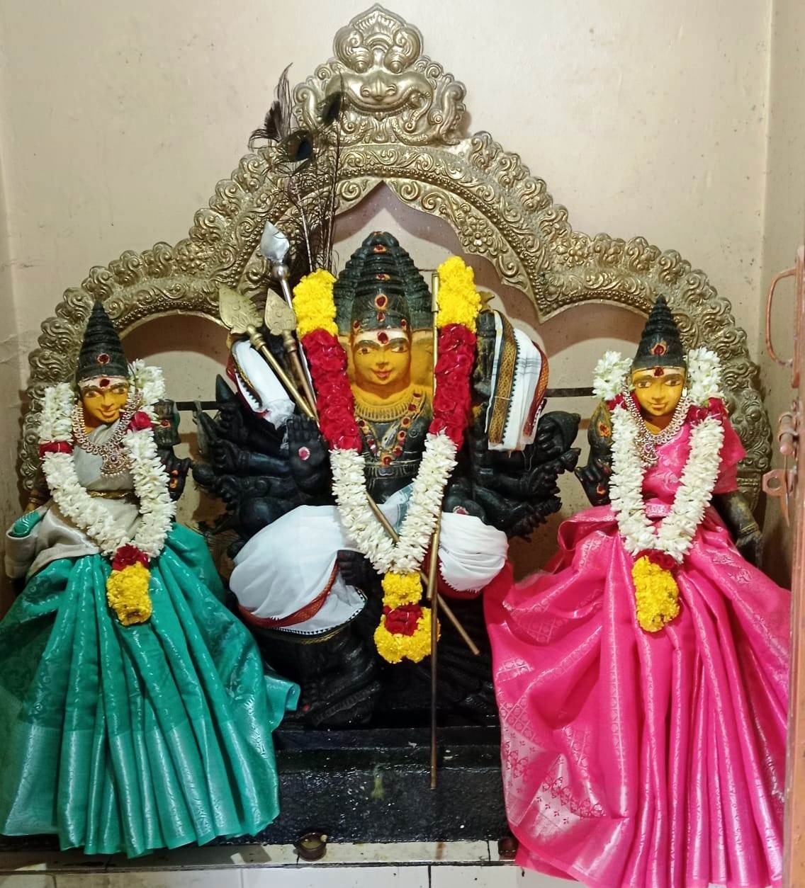 வள்ளி, தெய்வானை சமேத ஸ்ரீ கல்யாண சுப்ரமணியருக்கு சிறப்பு அபிஷேக, அலங்காரம்