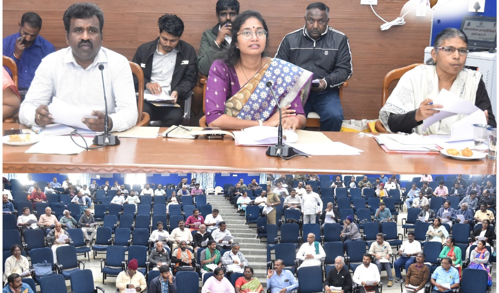 கலெக்டர் லட்சுமிபவ்யா தண்ணீரு தலைமையில் விவசாயிகள் குறைதீர்க்கும் நாள் கூட்டம்