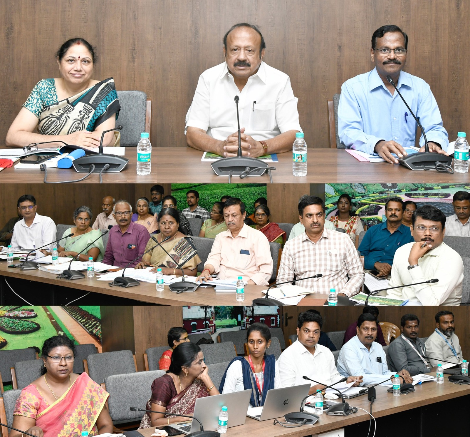 நீரில் மூழ்கிய பயிர்களின் கணக்கெடுப்பு தொடர்பான ஆய்வுக்கூட்டம்