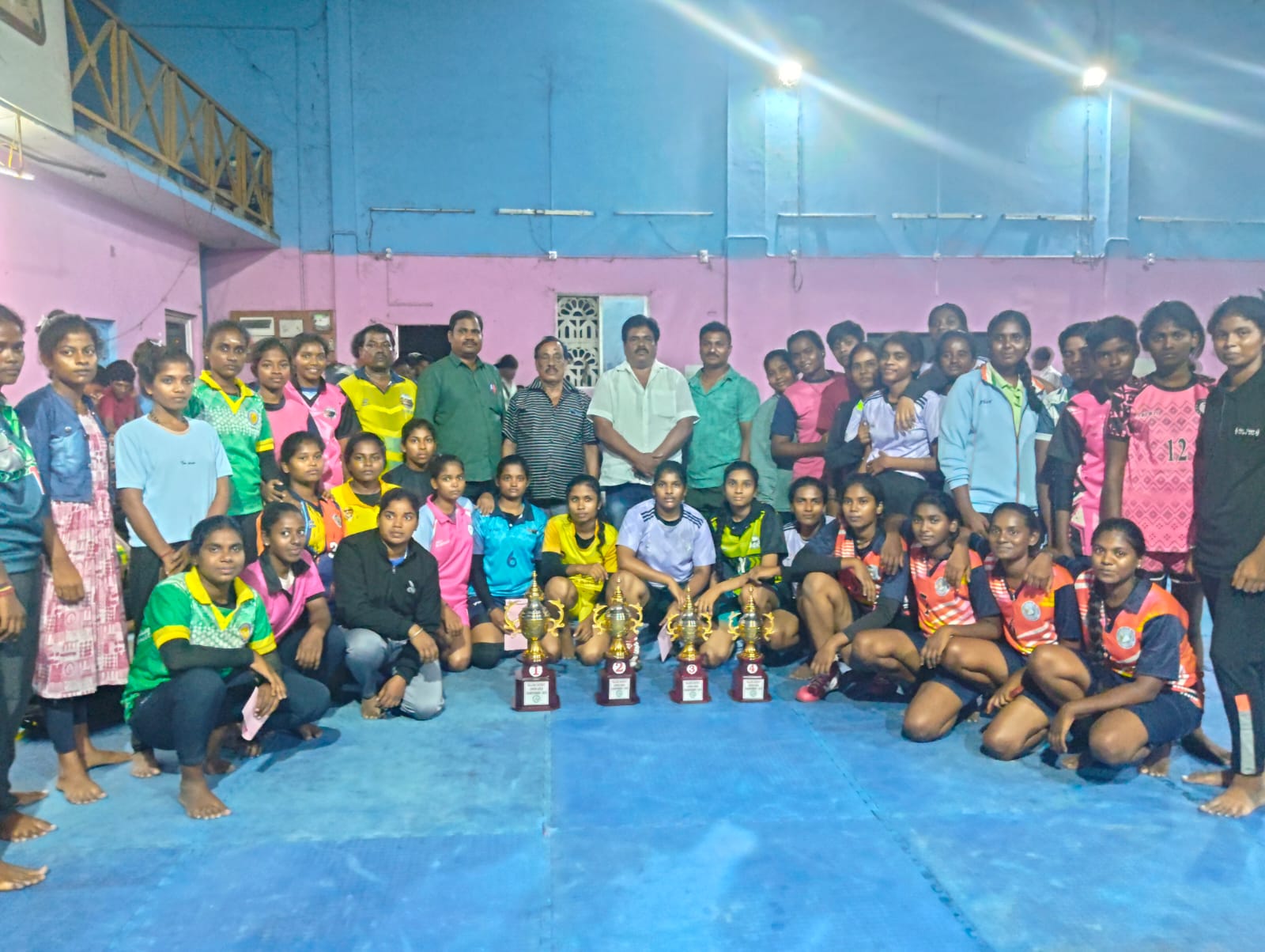 குடியாத்தத்தில் மின்னொளியில் இரண்டு நாட்கள் ஜூனியர் கபடி போட்டி!