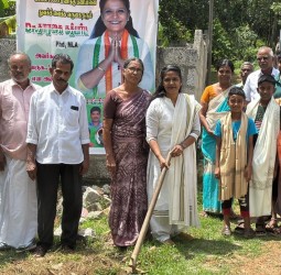 மருதங்கோடு ஊராட்சியில் கான்கிரீட் தளம் அமைக்க ரூ.2 லட்சம் நிதி ஒதுக்கீடு