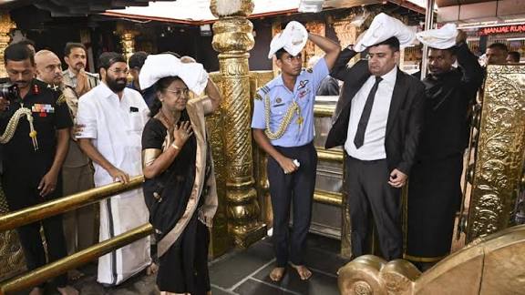 திரவுபதி முர்முவின் சபரிமலை வழிபாடு குறித்து காவல் துணை கண்காணிப்பாளர் சர்ச்சை பதிவு: பாஜக கண்டனம்