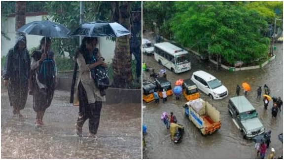 வானிலை முன்னெச்சரிக்கை: தமிழகத்தில் 3 நாட்கள் கனமழை  2 மாவட்டங்களில் பள்ளிகளுக்கு இன்று விடுமுறை