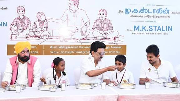 முதலமைச்சரின் காலை உணவு திட்டத்தில் கிருஷ்ணகிரி மாவட்டத்தில் 69,711 மாணவர்கள் பயன்: செய்தியாளர் பயணத்தில் கலெக்டர் தினேஷ்குமார் தகவல்