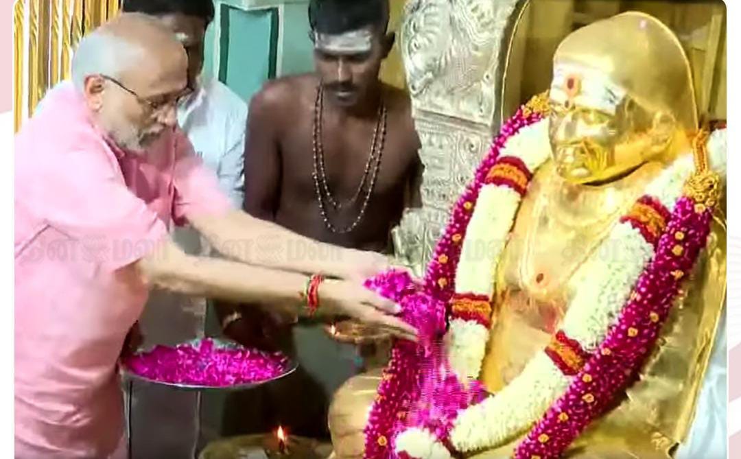 பசும்பொன் தேவர் நினைவிடத்தில் துணை ஜனாதிபதி சிபி ராதாகிருஷ்ணன் மரியாதை