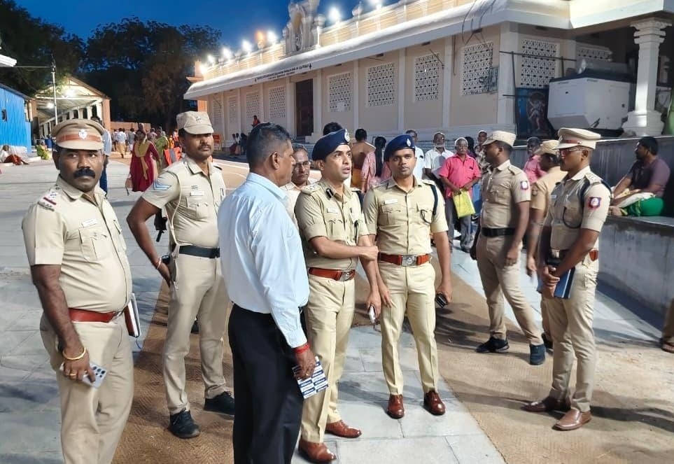 கந்த சஷ்டி திருவிழாவுக்கான பாதுகாப்பு ஏற்பாடுகள் குறித்து ஆய்வு