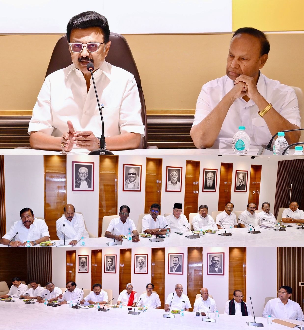 திமுக, கூட்டணி கட்சிகள் ஆலோசனை கூட்டம்