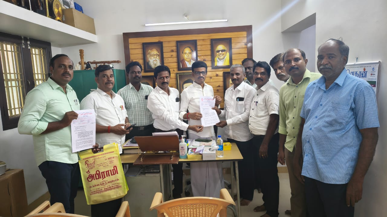 சிறப்பு கவன ஈர்ப்பு தீர்மானம் கொண்டு வர கோரிக்கை மனு.