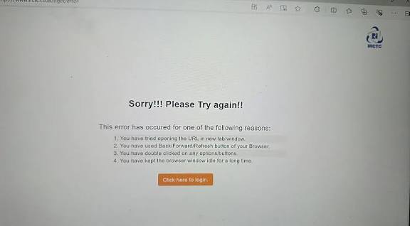ஐஆர்சிடிசி இணையதளம் முடங்கியதால் ஆன்லைனில் டிக்கெட் புக் செய்ய முடியாமல் அவதிப்பட்ட பயணிகள்