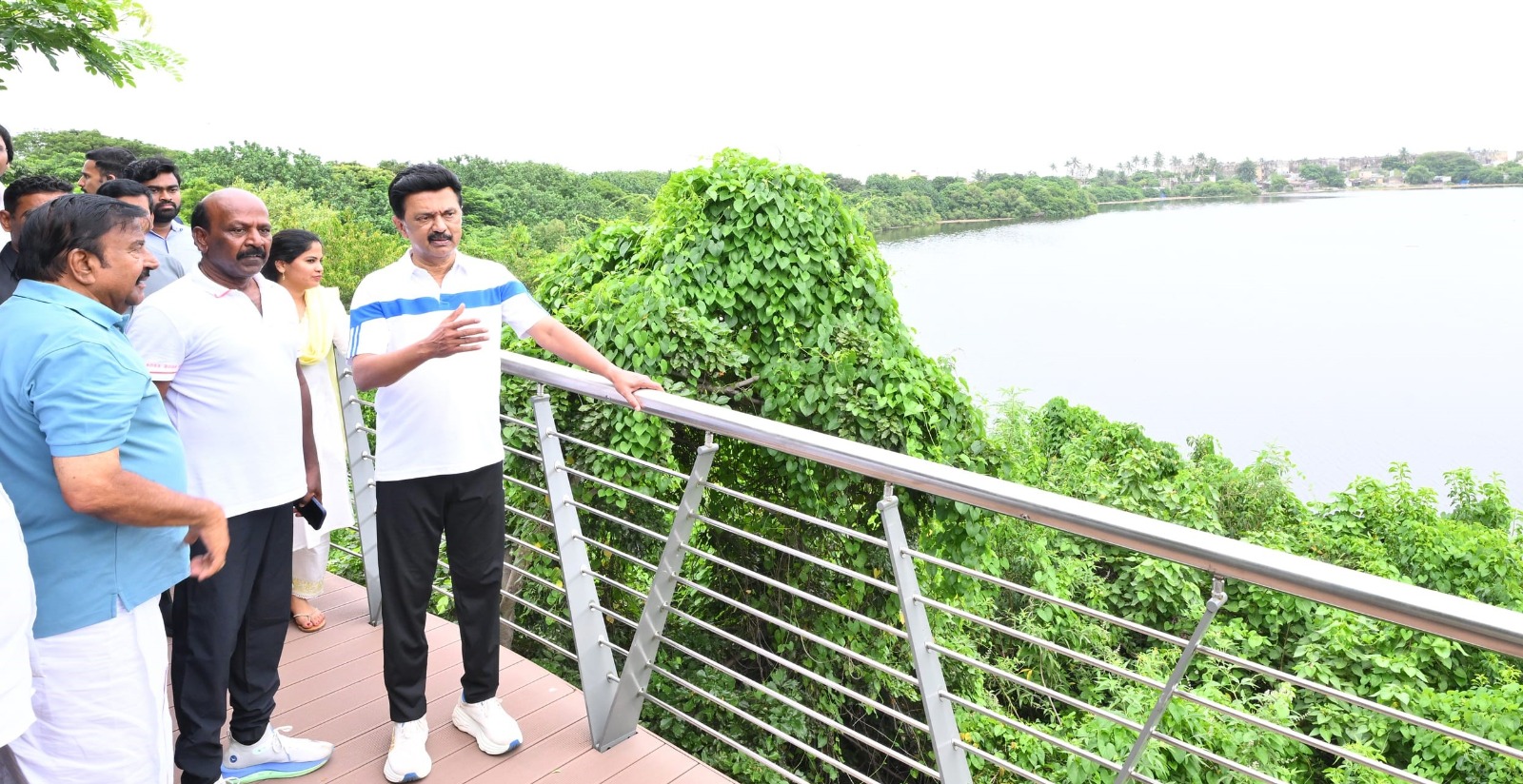 மேம்படுத்தப்பட்ட தொல்காப்பியப் பூங்காவினை முதலமைச்சர் ஸ்டாலின் பார்வை