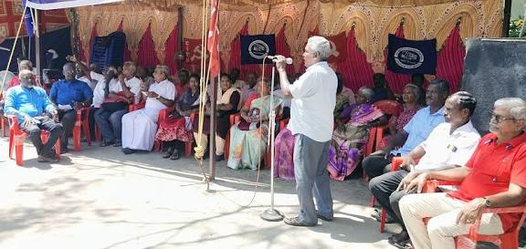 அரசுப் போக்குவரத்து ஊழியர்கள் 50 ஆவது நாளாக காத்திருப்பு போராட்டம்