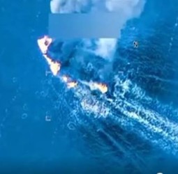 கரீபியன் கடலில் போதைப் பொருட்கள் கடத்தி வந்த நீர்மூழ்கி கப்பலை அழித்தது அமெரிக்கா