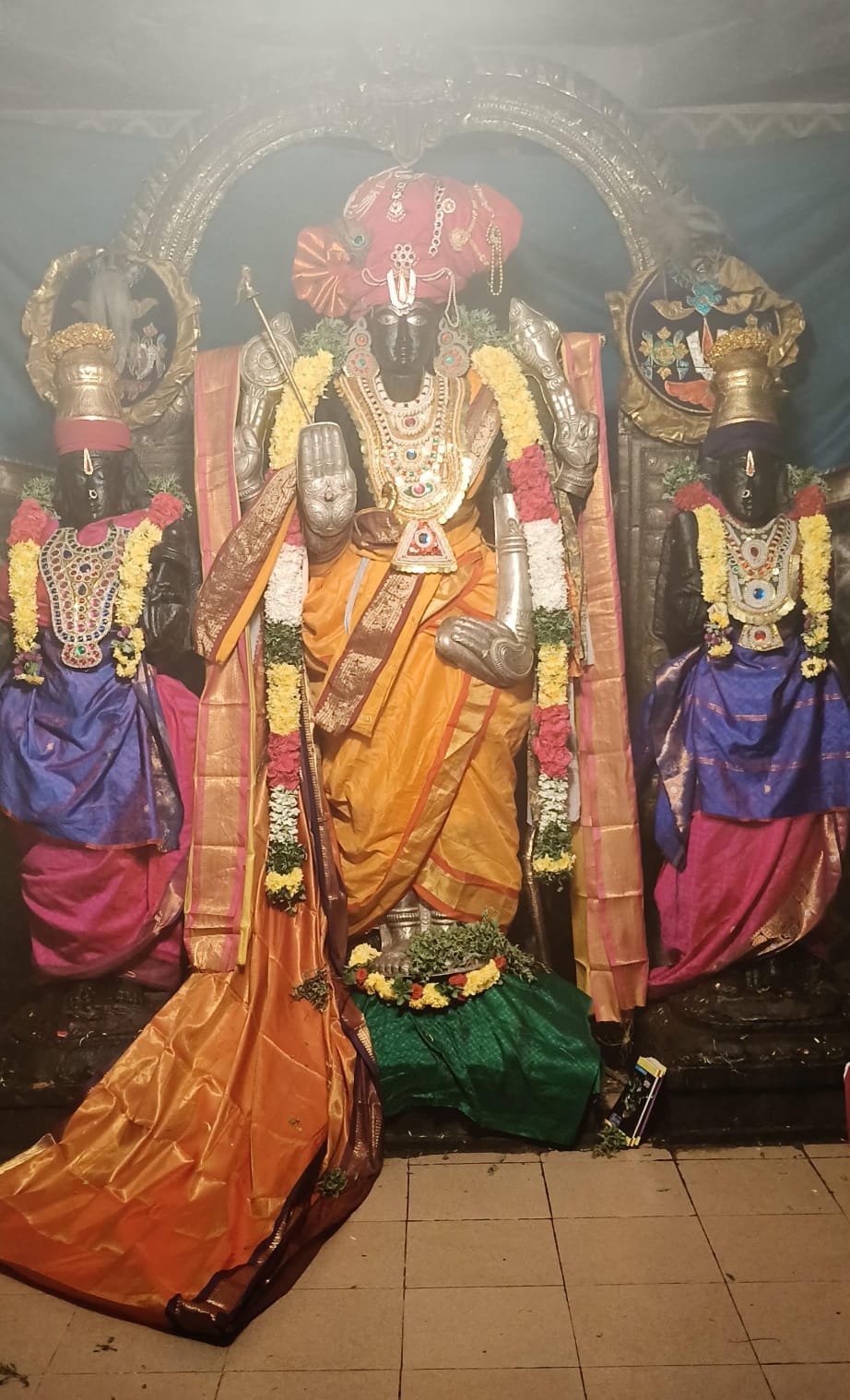 கோலியனூர் ஸ்ரீ வரதராஜ பெருமாள் ஸ்ரீ சிக்குதாடை கொண்டை ராஜ அலங்காரத்தில் பக்தர்களுக்கு அருள் பாலிப்பு!