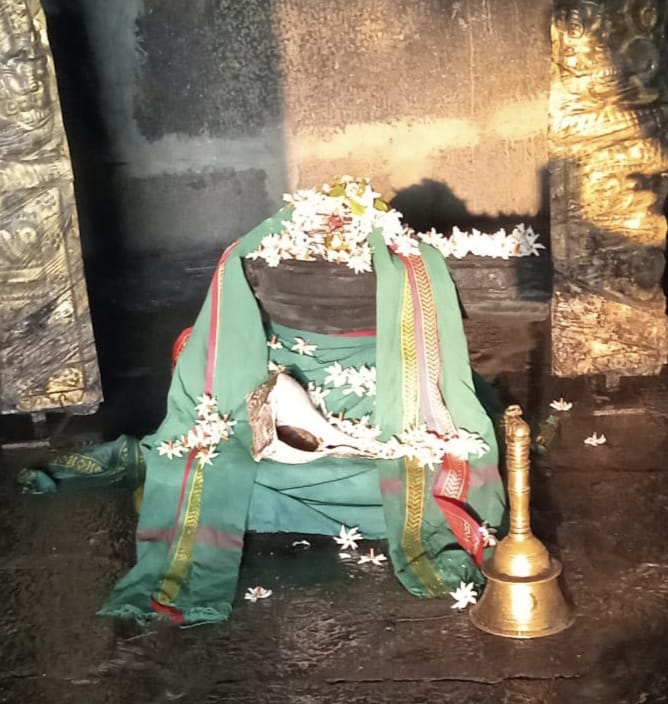 அருள்மிகு காசிவிஸ்வநாதர் கோயிலில் மூலவர் மீது சூரிய ஒளி: