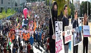 பிரான்ஸ் பட்ஜெட்டுக்கு எதிராக  தொழிற்சங்கங்கள் போராட்டம்