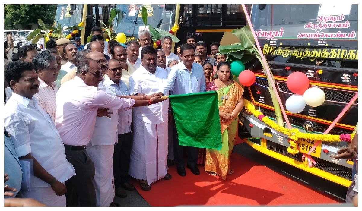 அரியலூரில் இருந்து சென்னைக்கு 3 புதிய பேருந்து சேவை