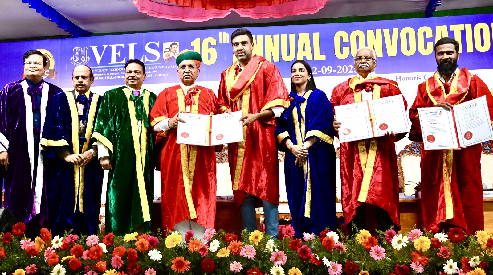 சென்னை பல்லாவரத்தில் உள்ள வேல்ஸ் பல்கலைக்கழக 16-வது பட்டமளிப்பு விழா