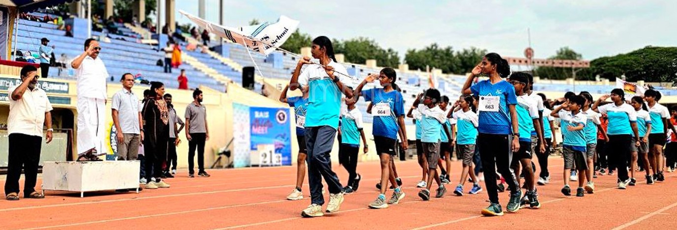 கோவை K’SIRS பள்ளி சார்பில் சர்வதேச பள்ளிகளுக்கான மண்டல தடகளப் போட்டி