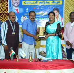 கோவில்பட்டி ரோட்டரி சங்கத்தின் சார்பில் நடந்த குடும்ப விழா