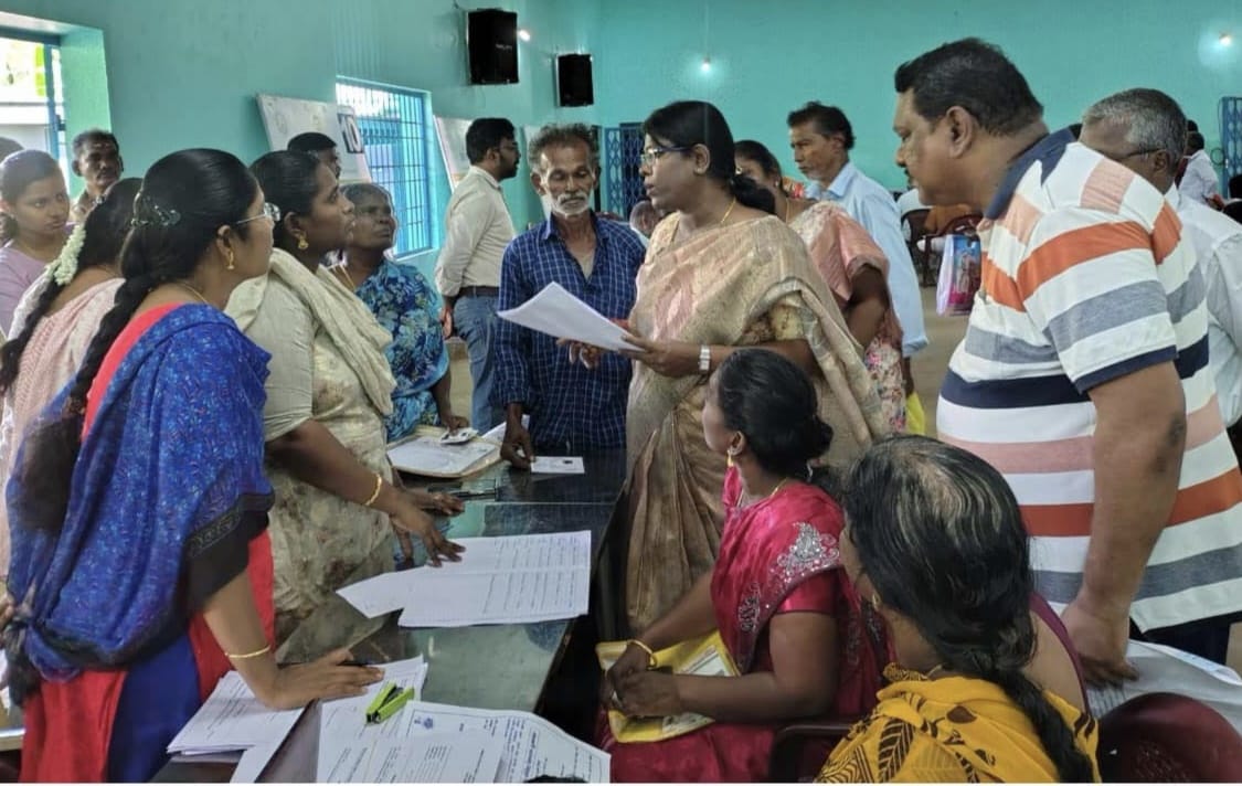 குளத்துவிளை பகுதியில் நடந்த உங்களுடன் ஸ்டாலின் திட்ட முகாம்