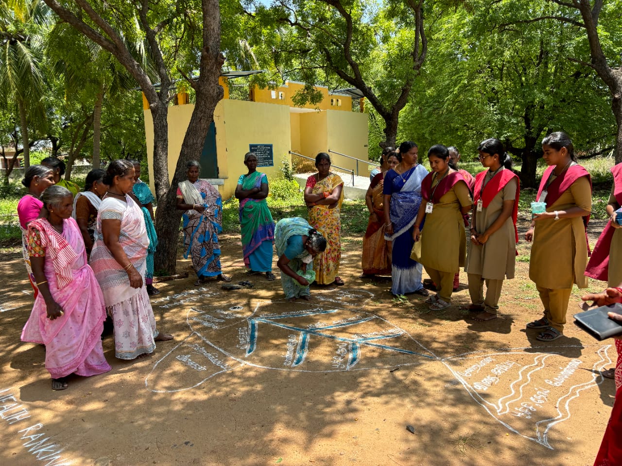 இருங்களூரில் கிராமப்புற பங்கேற்பு மதிப்பீட்டு நிகழ்ச்சி