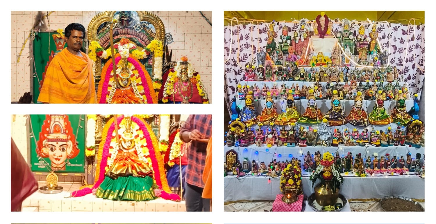 காட்பாடி கல்புதூர் ஸ்ரீ கெங்கையம்மன் ஆலயத்தில் நவராத்திரியை முன்னிட்டு கொலு கண்காட்சி!