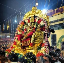 மேல்மலையனூர் அங்காளம்மன் கோவிலில் புரட்டாசி அமாவாசை ஊஞ்சல் உற்சவம்