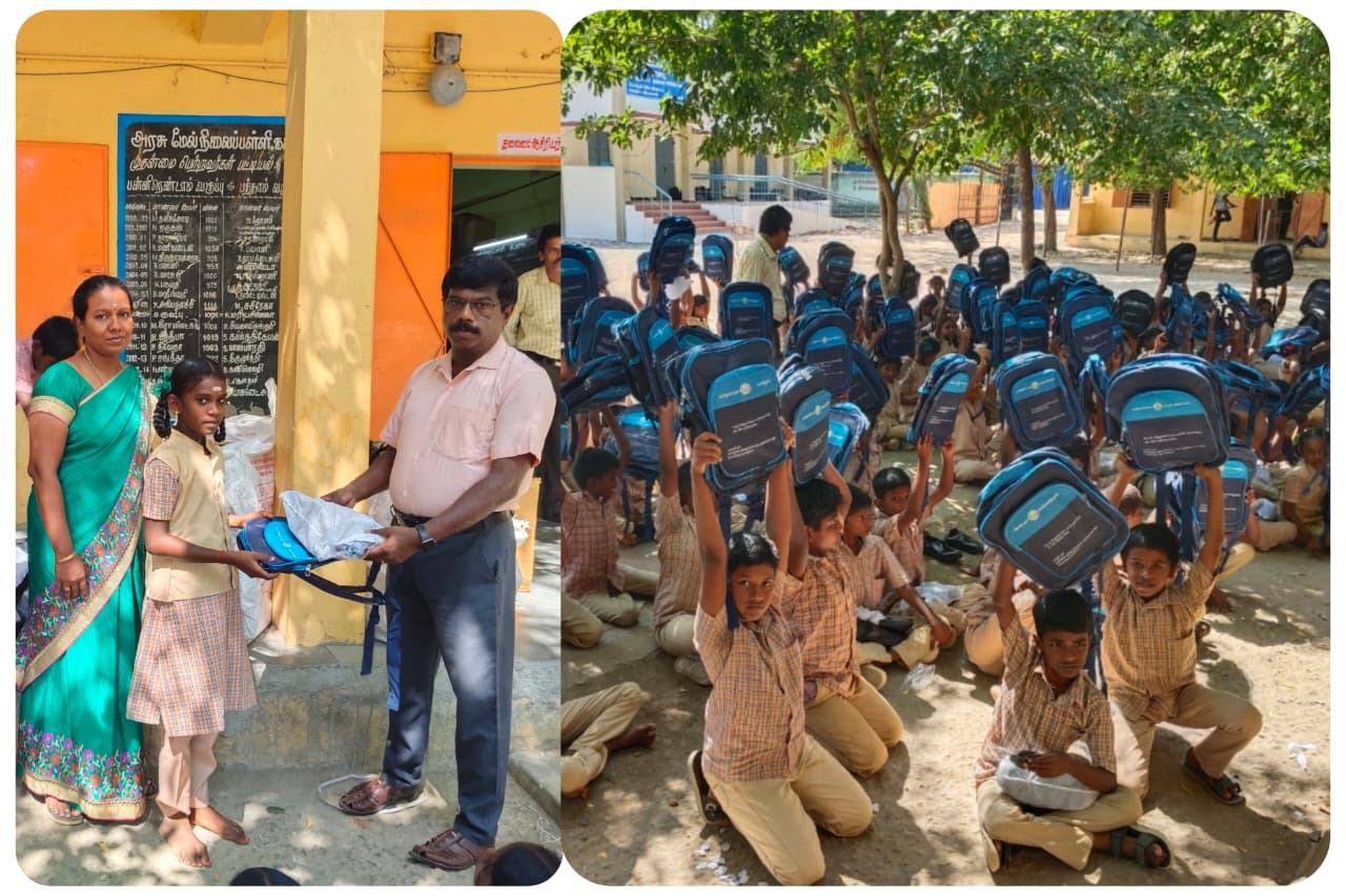 மாணவ மாணவியர்களுக்கு தமிழக அரசின் நலத்திட்ட உதவிகள் வழங்கப்பட்டன.*