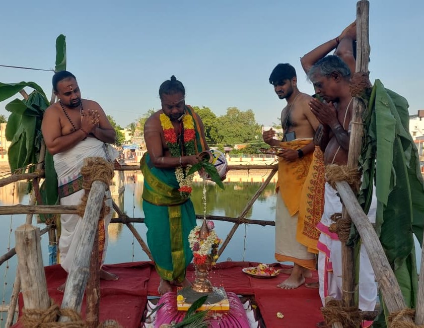 ஸ்ரீரங்கம் ராம கணபதி, ராம சுப்ரமணியர் கோவிலில் நேற்று கும்பாபிஷேகம்