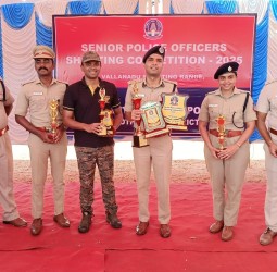 காவல்துறை உயர் அதிகாரிகளுக்கான துப்பாக்கி சுடும் போட்டி