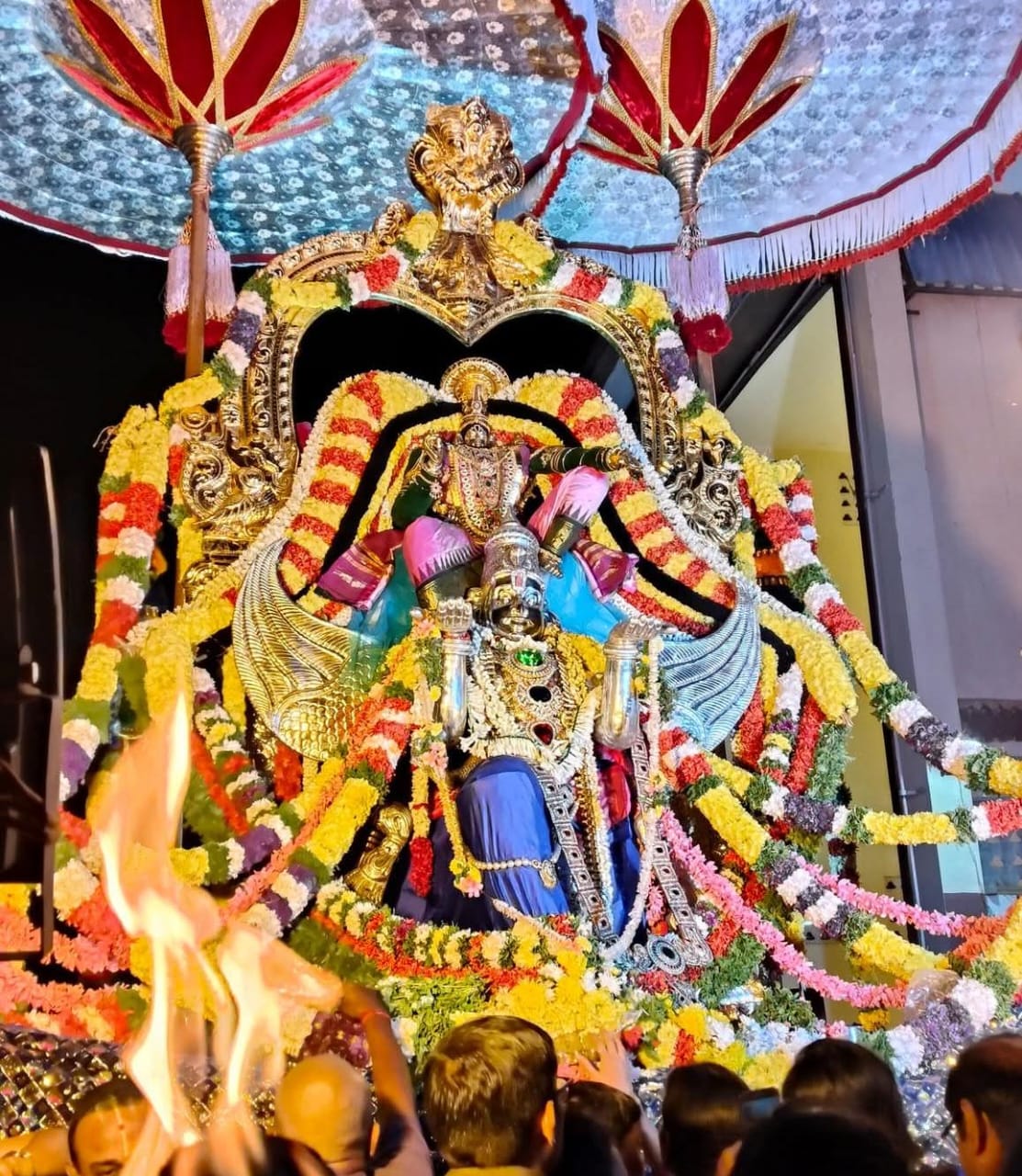 தென்னாங்கூரில் நடைபெற்ற கருட சேவை வைபவம்..