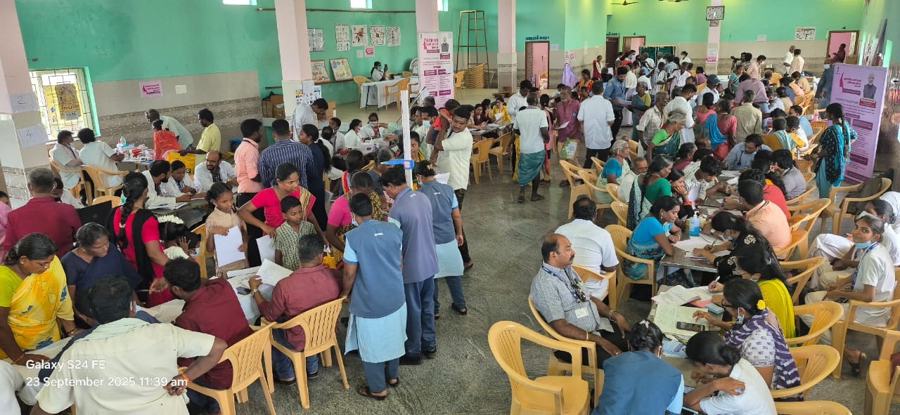 ஆயந்தூர் கிராமத்தில் பெண்களுக்கு சிறப்பு முகாமை புதுச்சேரி ஜிப்மர் மருத்துவமனை நேற்று நடத்தியது