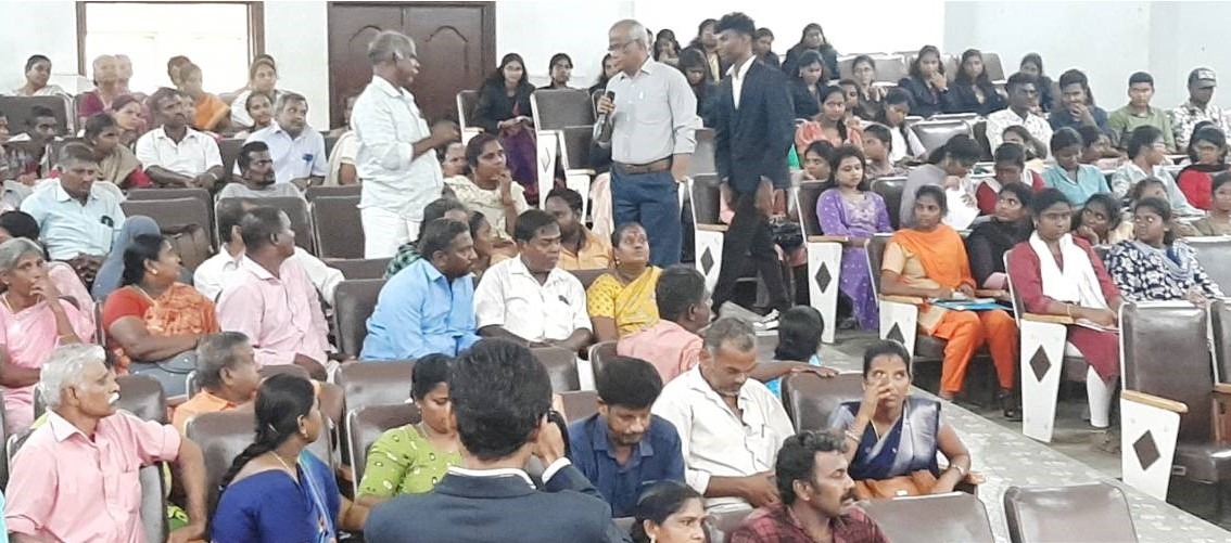 மீன்வளக் கல்லூரியில் முதல்ஆண்டு மாணவர்களுக்கு வரவேற்பு