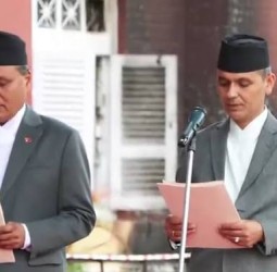 நேபாளத்தில் மேலும் ஐந்து  புதிய அமைச்சா்கள் பதவியேற்பு