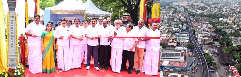 சென்னை தி.நகரில் முதல் இரும்பு பாலம் திறப்பு