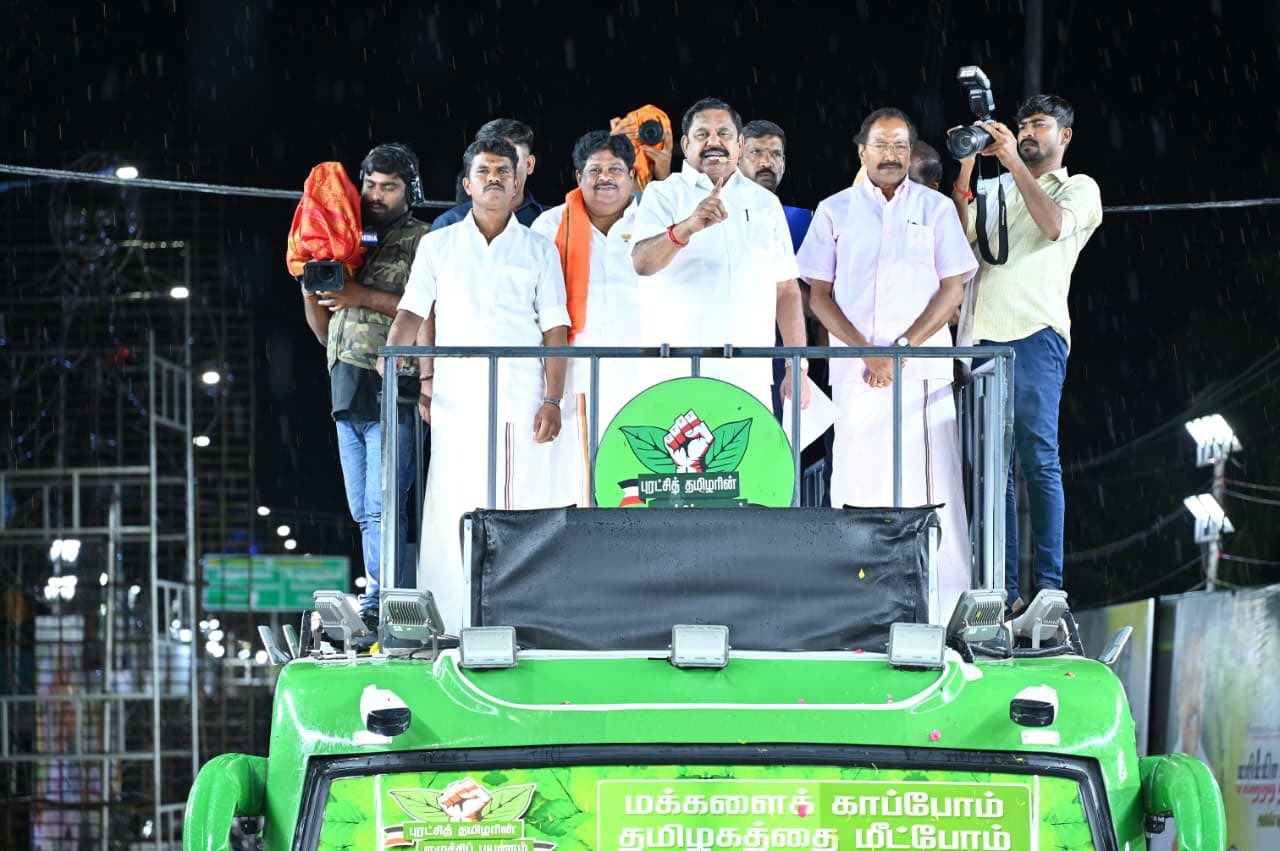 சேந்தமங்கலம் தொகுதியில் நடந்த பிரசார கூட்டத்தில் அதிமுக பொதுச் செயலாளர்