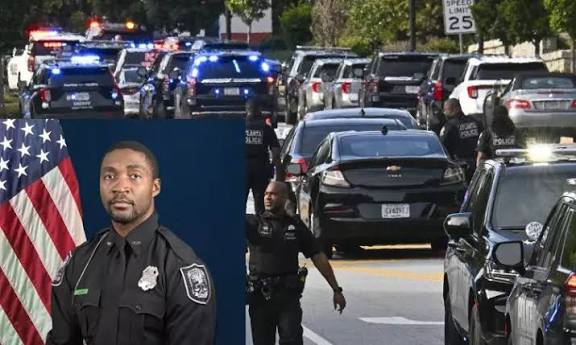 அமெ.வில் துப்பாக்கிச் சூடு : காவல் அதிகாரிகள் பலி