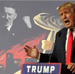 நவீன ஹிட்லர் டிரம்ப் :மக்கள் முழக்கம்