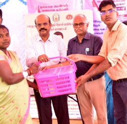 ஸ்ரீபெரும்புதூர் அருகே ஜமீன் தண்டலம் ஊராட்சியில் நலன் காக்கும் ஸ்டாலின் திட்ட முகாம்