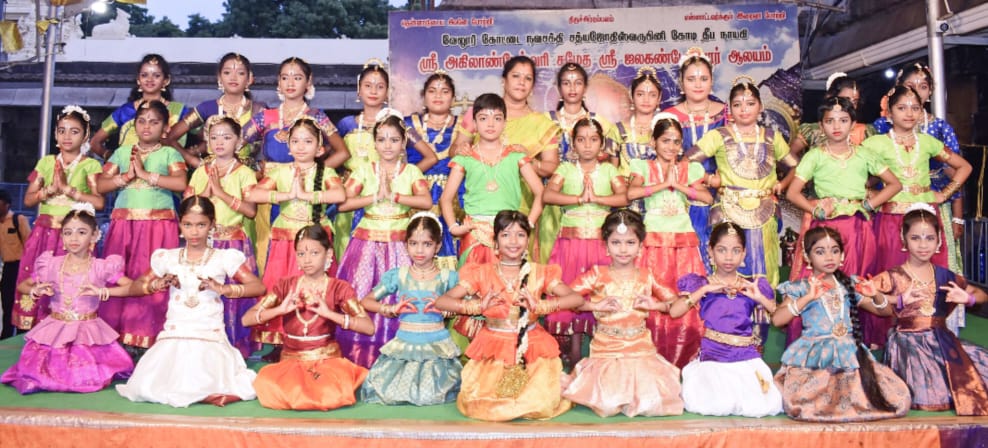 ஸ்ரீ ஜலகண்டேஸ்வரர் கோவிலில் பரதநாட்டிய கலைநிகழ்ச்சி!