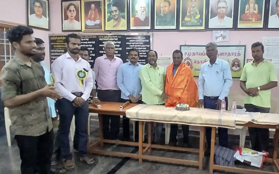 செய்யாறு தமிழ் பேராசிரியர் முனைவர் கு. கண்ணனுக்கு பாராட்டு விழா: