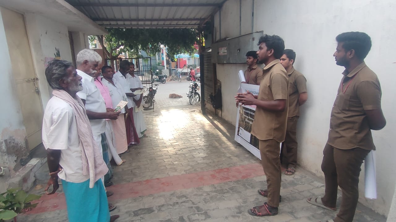 தமிழ்நாடு அரசின் மண்ணுயிர் காத்து மன்னுயிர் காப்போம் திட்டம் பற்றிய விழிப்புணர்வு