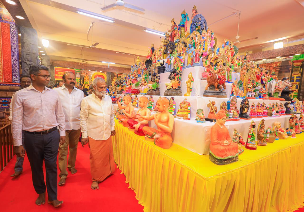 சென்னை மயிலாப்பூரில் திருக்கோவில்கள் சார்பில் நடத்தப்படும்நவராத்திரிப் பெருவிழா