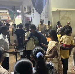 பல்லாவரம் மறைமலை அடிகள் அரசு பள்ளியில் சந்திர கிரகணத்தைக் காண சிறப்பு ஏற்பாடுகள்