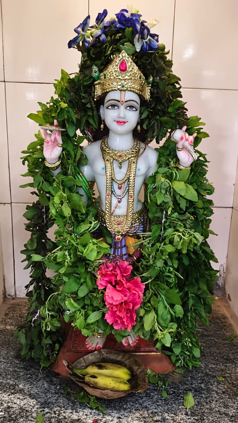 ஸ்ரீ ஸ்வர்ண சத்தியநாராயணர் சிறப்பு அலங்காரத்தில்